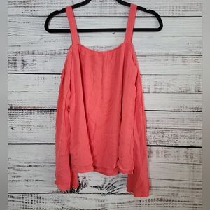 Sanctuary NWTS S Cold Shoulder Pink Top